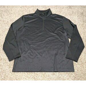 Dunning Golf 1/4 Zip Pullover Mens XXL Black Lake Forest Louisville Performance